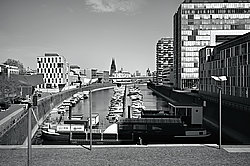 Der Hafen im Rheinauhafen - Bernhard Saalfeld